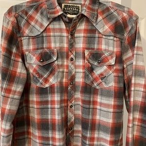 Buckle long sleeve Mens shirt